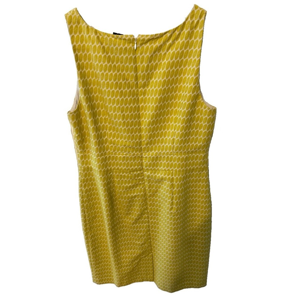 anne taylor sleeveless dress size 8 Yellow - Picture 2 of 5
